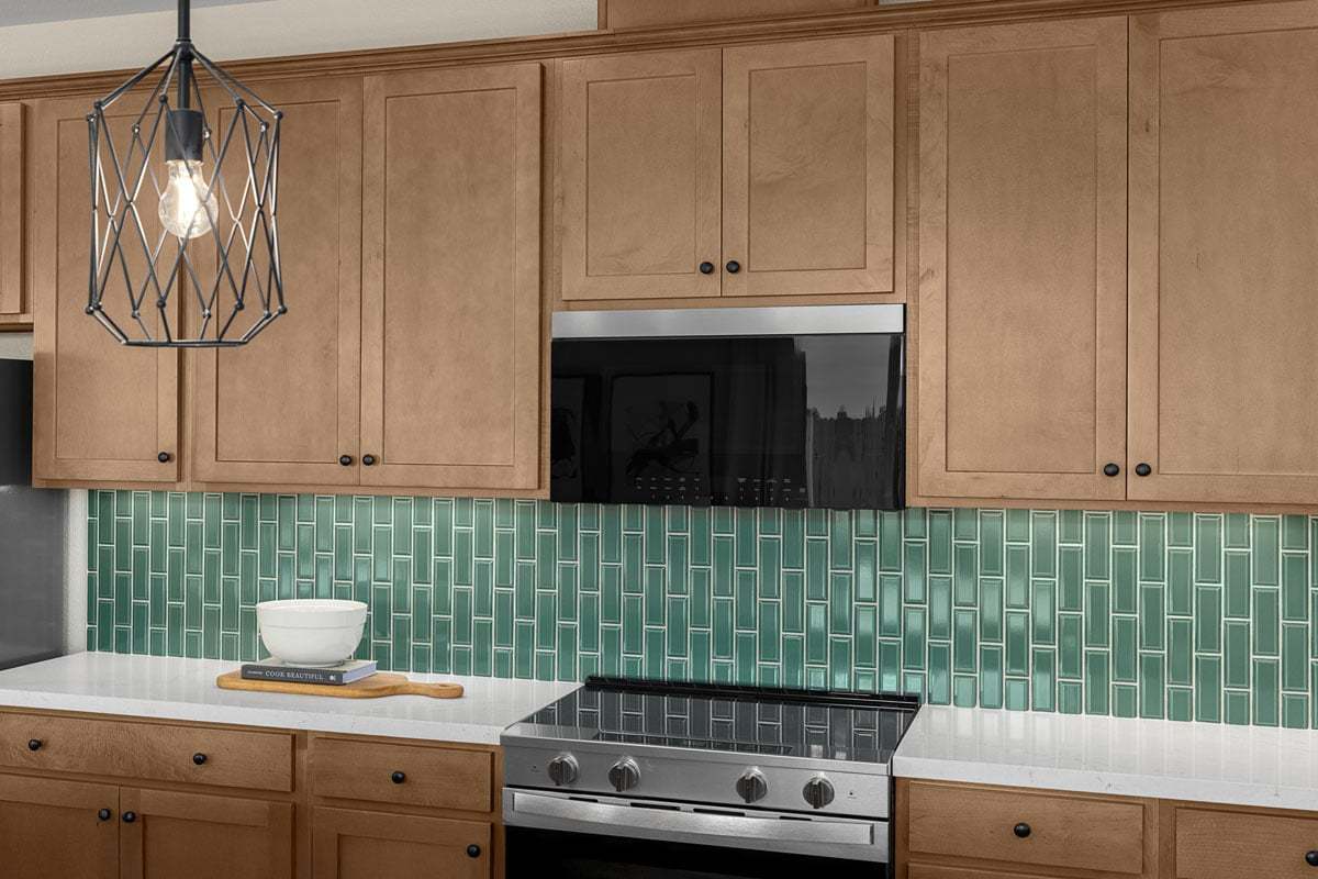 Plan 2190 Modeled - Designer kitchen backsplash