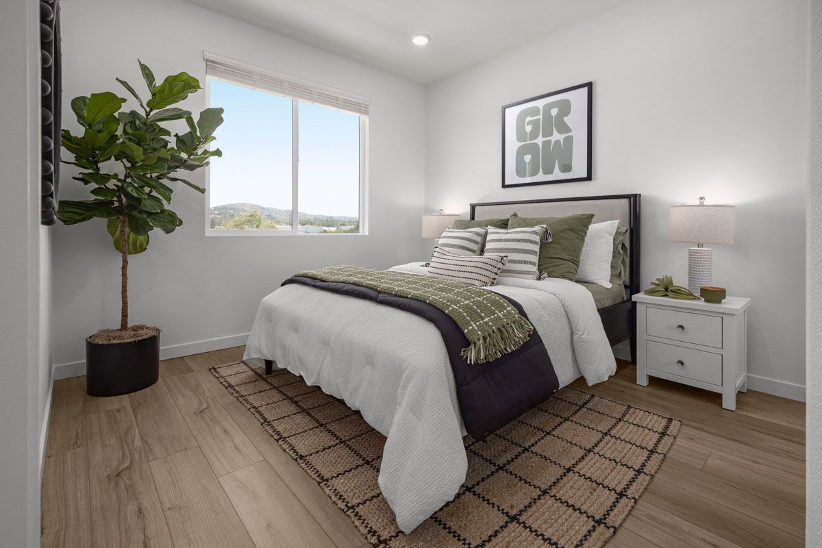 Plan 1560 Modeled - Spacious secondary bedrooms