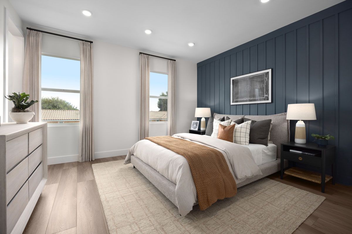 Plan 1834 Modeled - Spacious secondary bedrooms