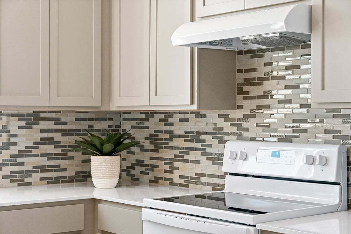 Plan 2100 - Tile backsplash