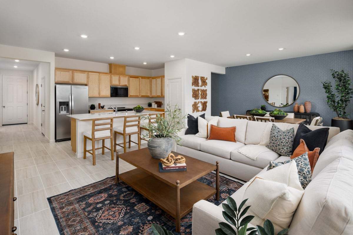 Plan 1438 Modeled - Great room