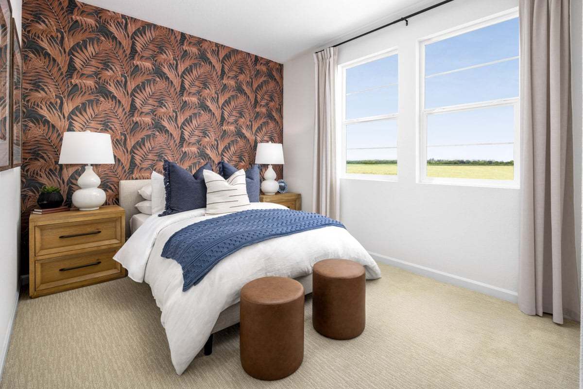 Plan 1438 Modeled - Bedroom 2