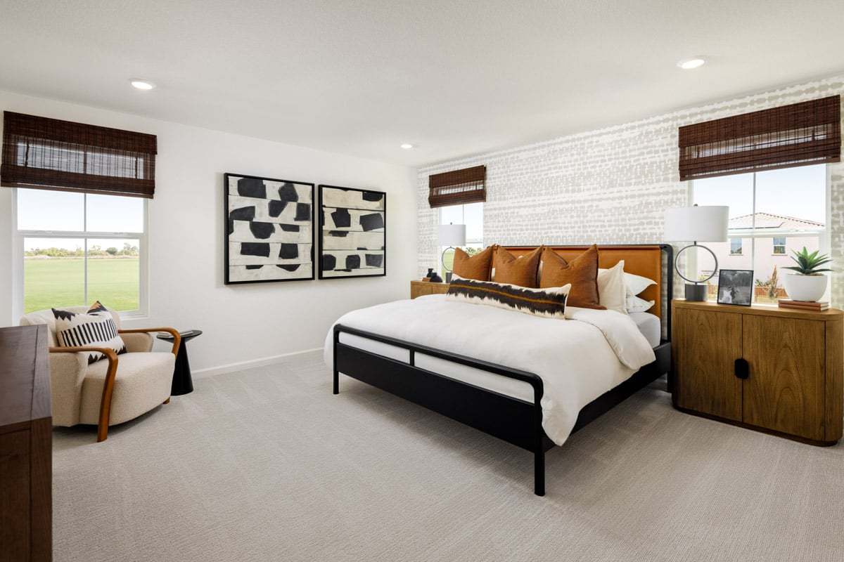 Plan 2142 Modeled - Primary bedroom