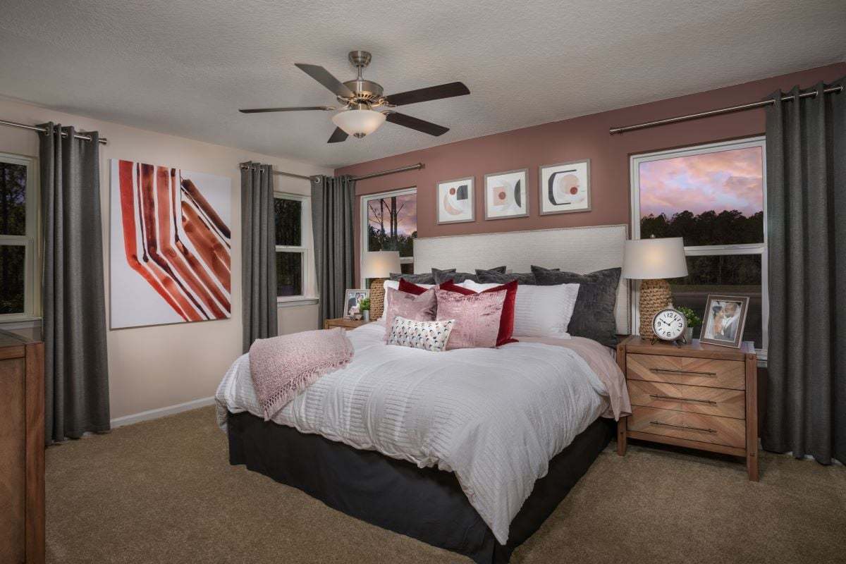 Plan 1598 - Primary bedroom