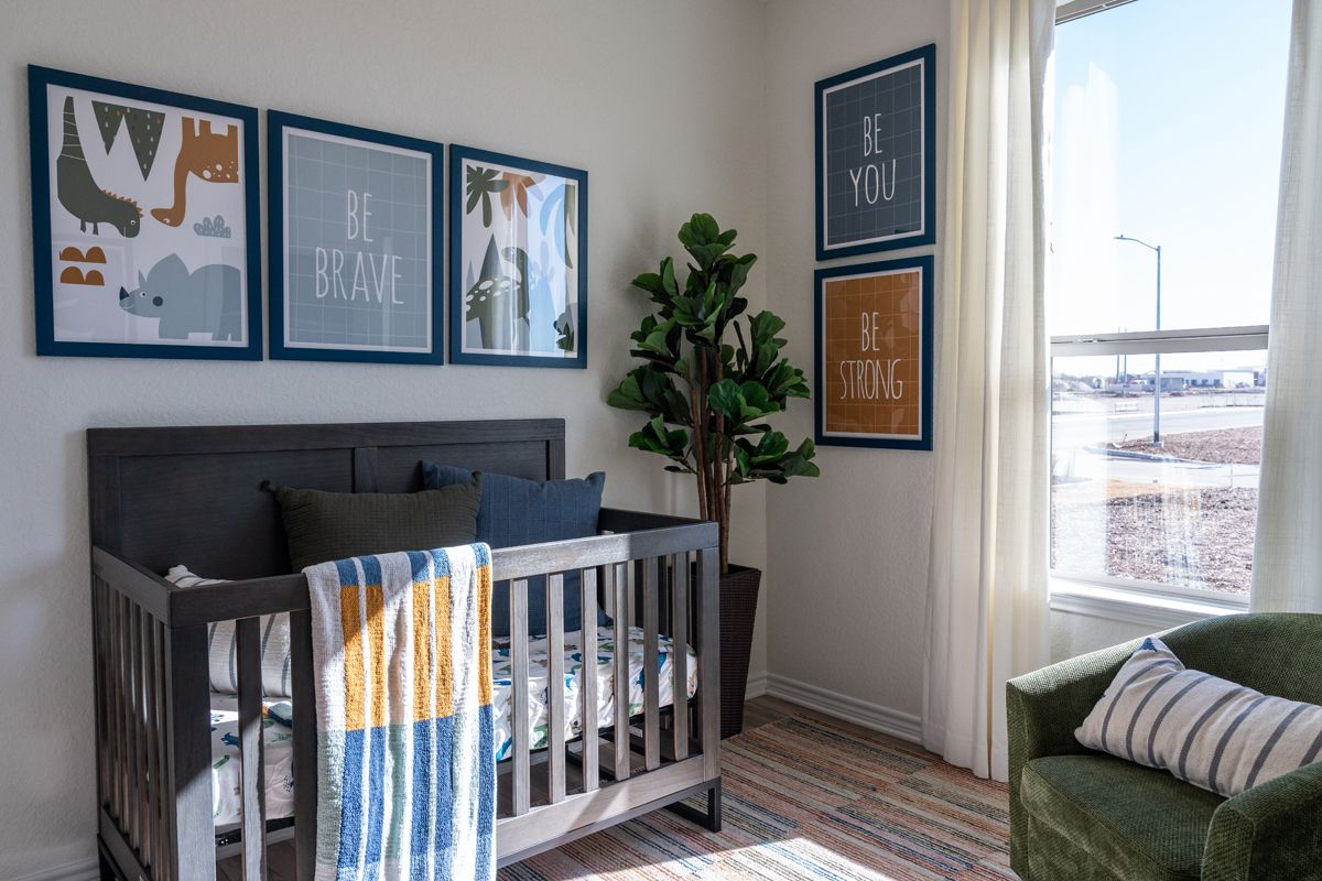 Plan 1242 Modeled - Secondary bedroom