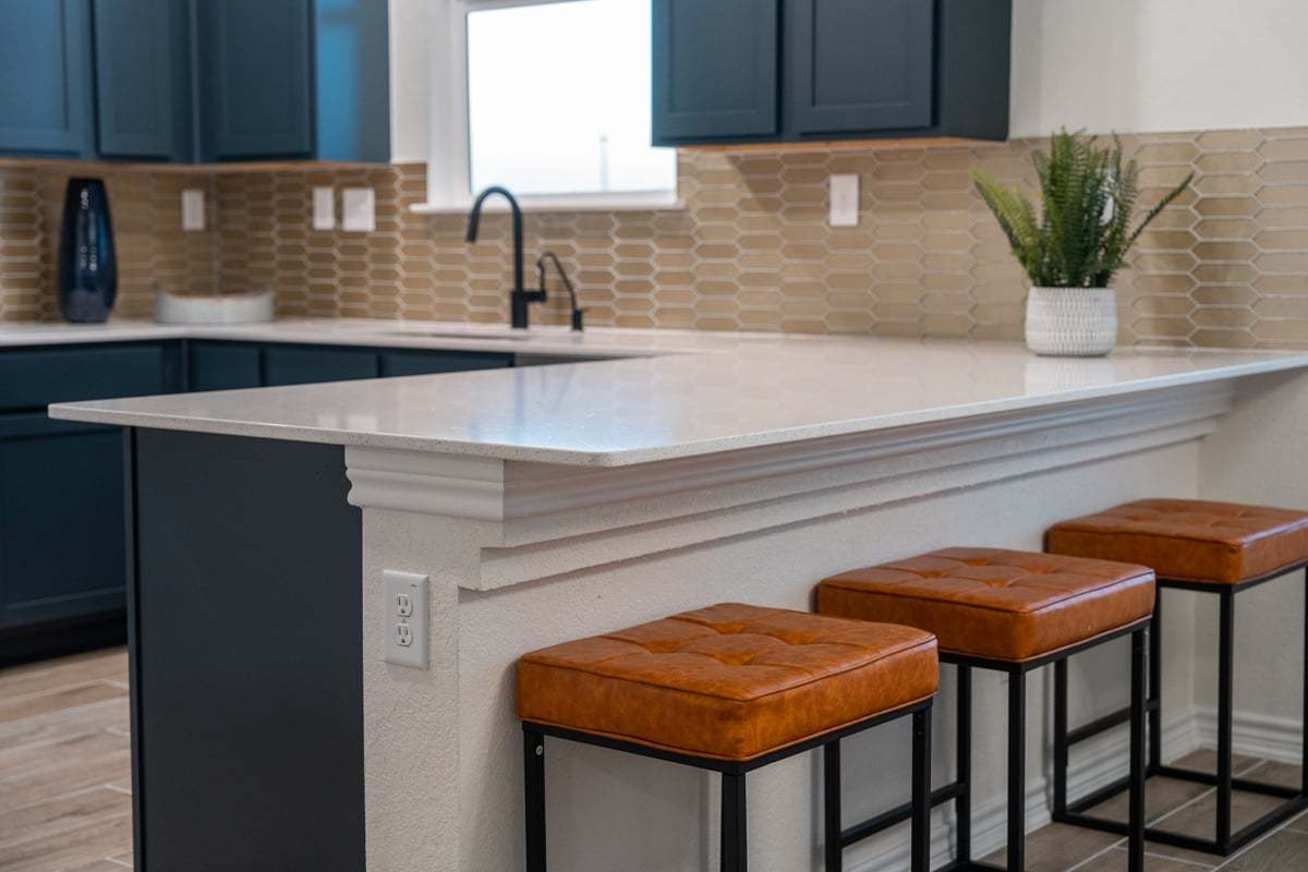 Plan 2245 - Silestone® extended breakfast bar countertop