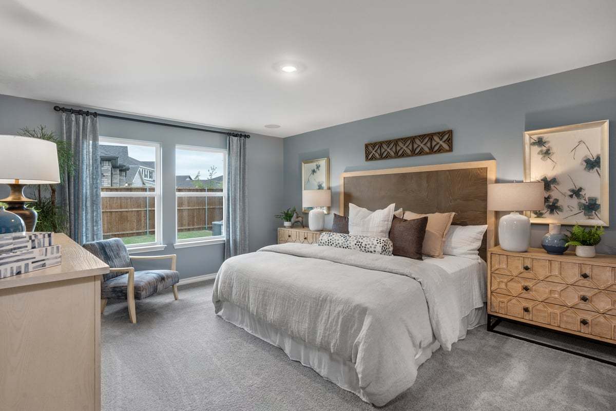 Plan 1753 Modeled - Primary bedroom