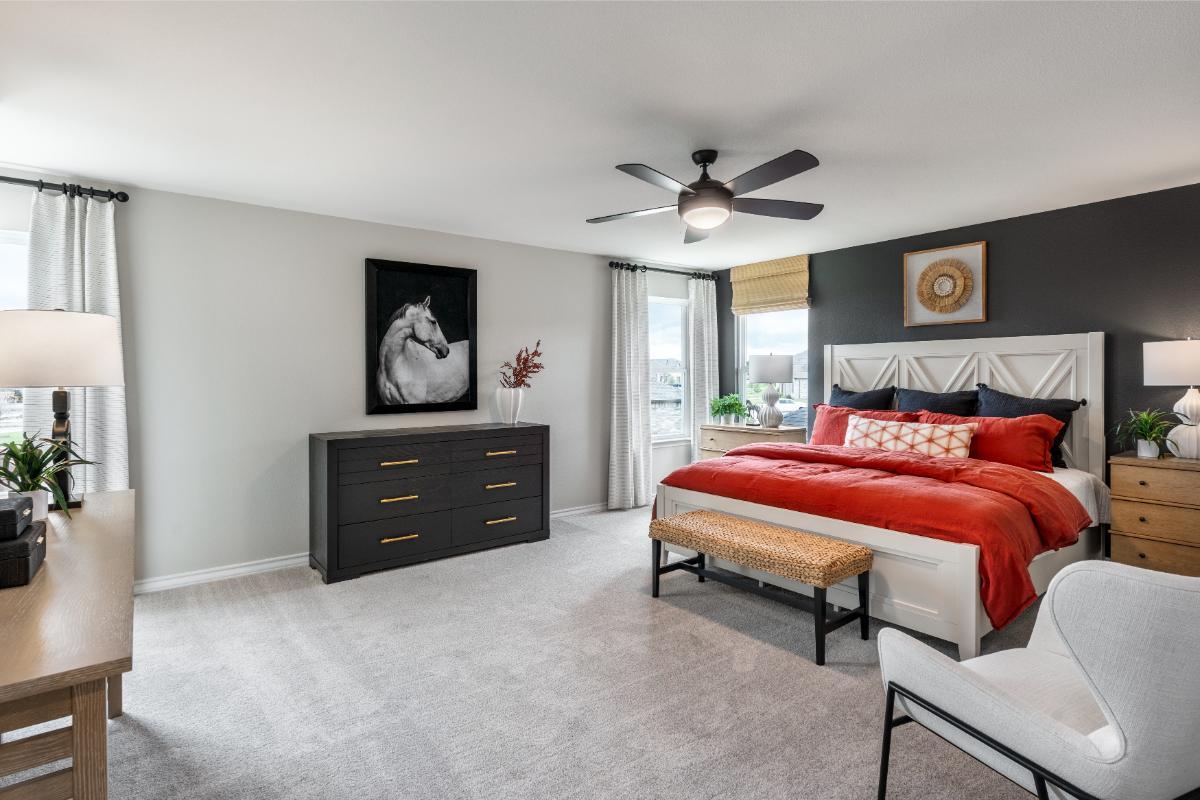 Plan 2429 Modeled - Primary bedroom