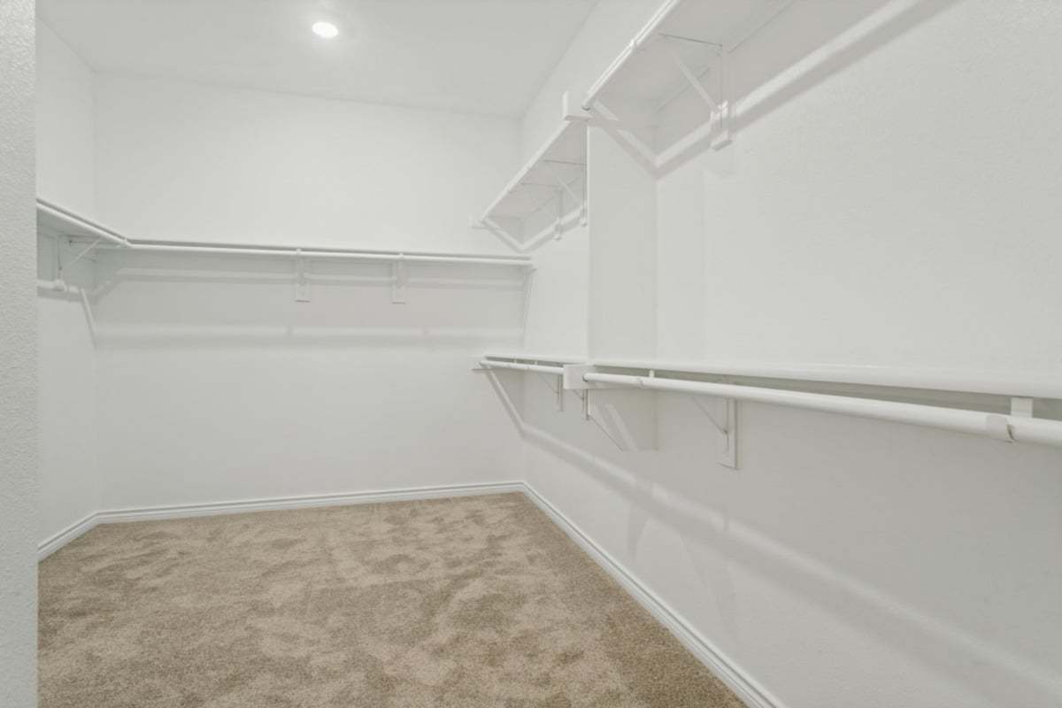 Primary walk-in closet
