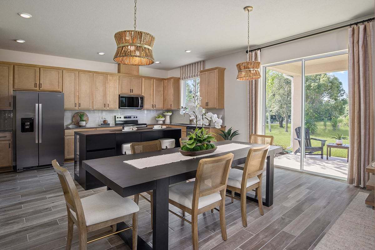 Plan 2387 Modeled - Dining area
