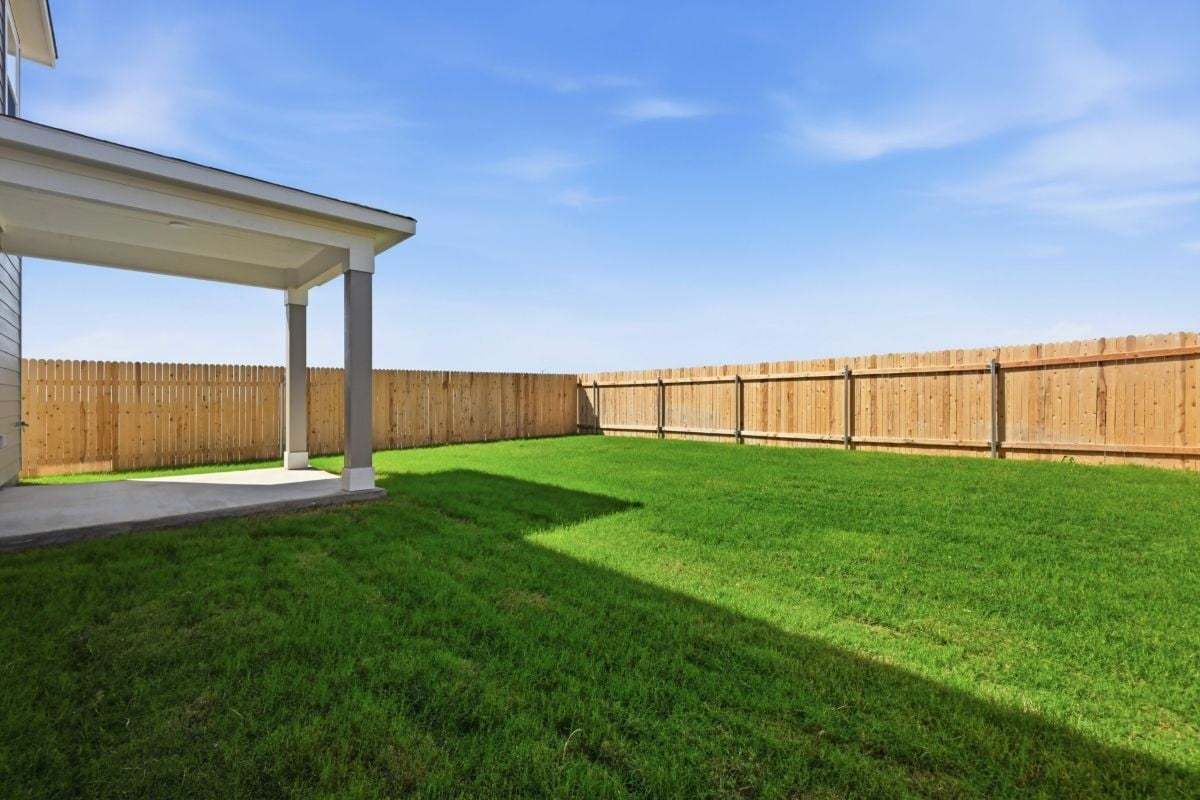 Covered patio