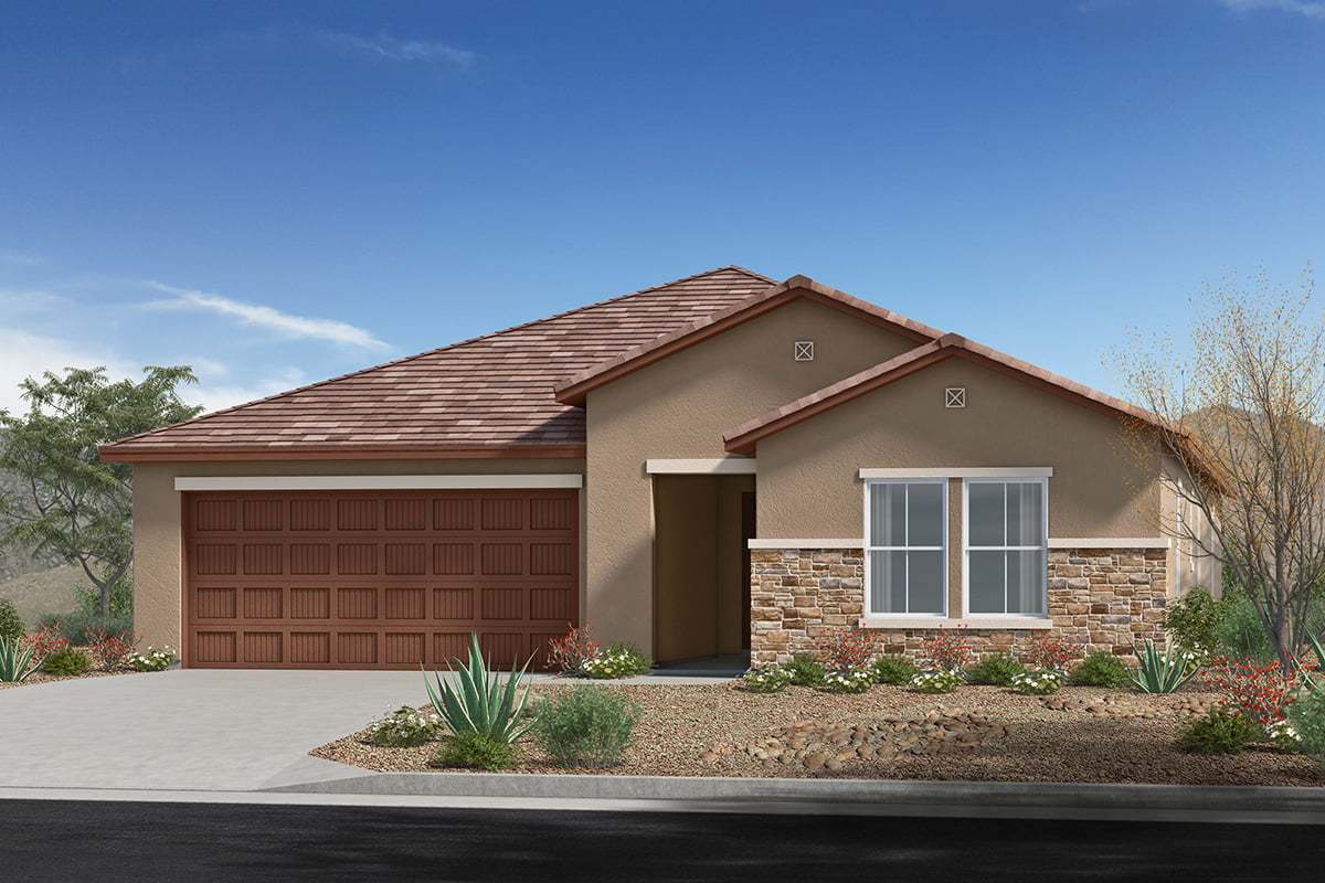 Plan 2201 Elevation C with Stone