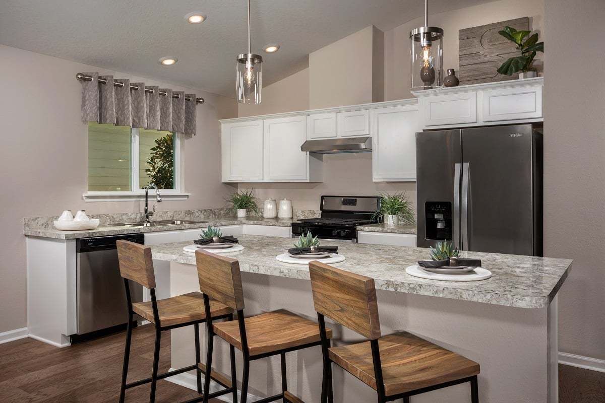 Plan 1541 Modeled - Plan 1541 Kitchen