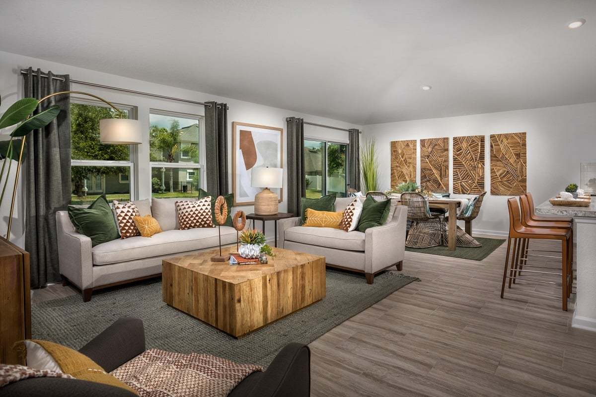 Plan 1541 Modeled - Plan 1541 Great Room