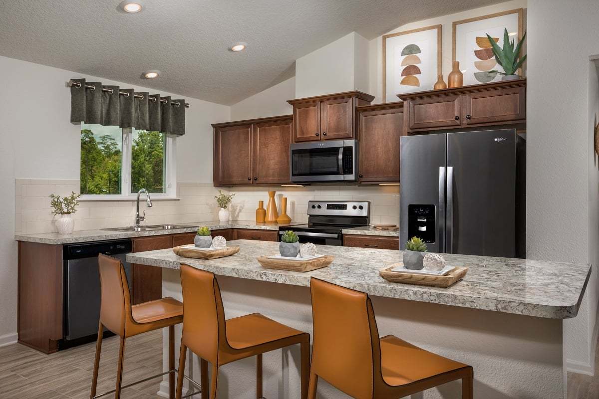 Plan 1541 Modeled - Plan 1541 Kitchen