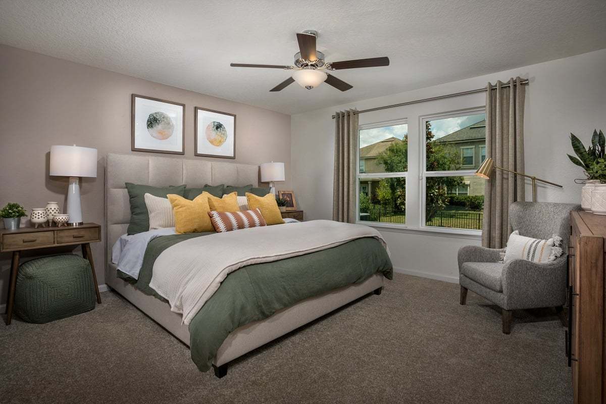 Plan 1541 Modeled - Plan 1541 Primary Bedroom