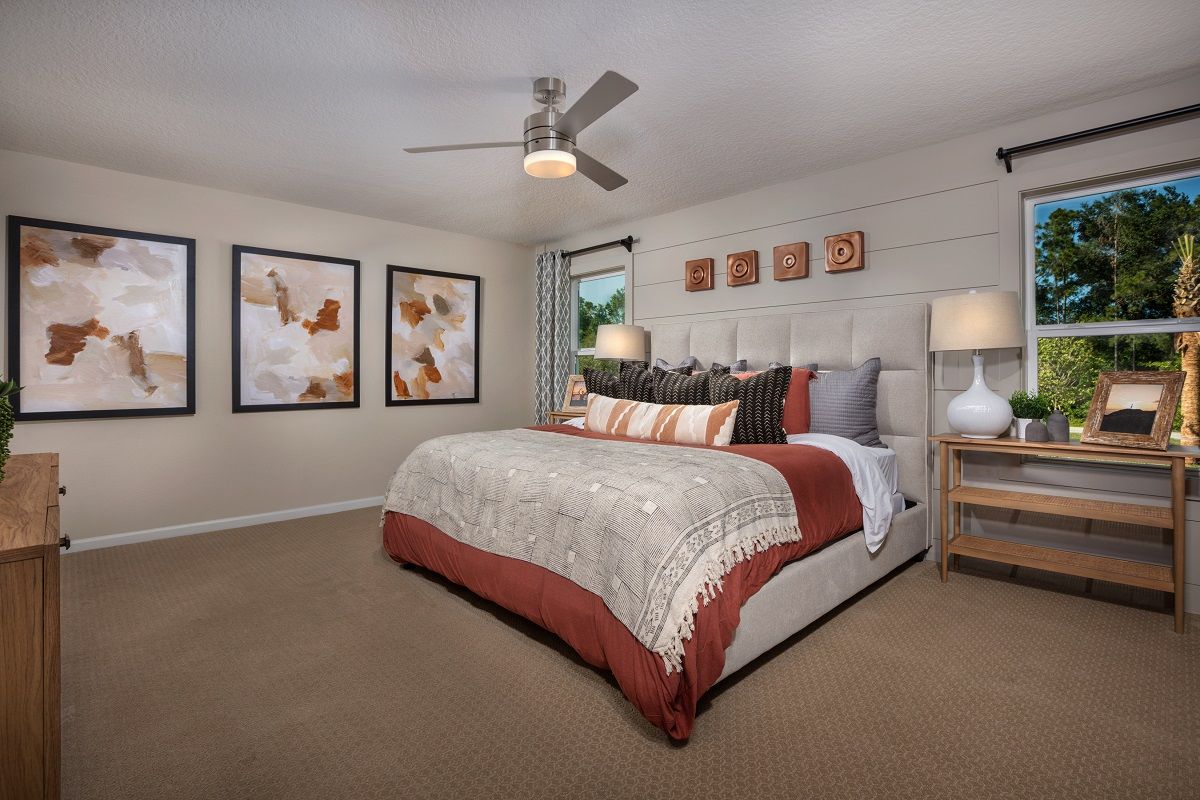 Plan 1618 Modeled - Plan 1618 Primary Bedroom