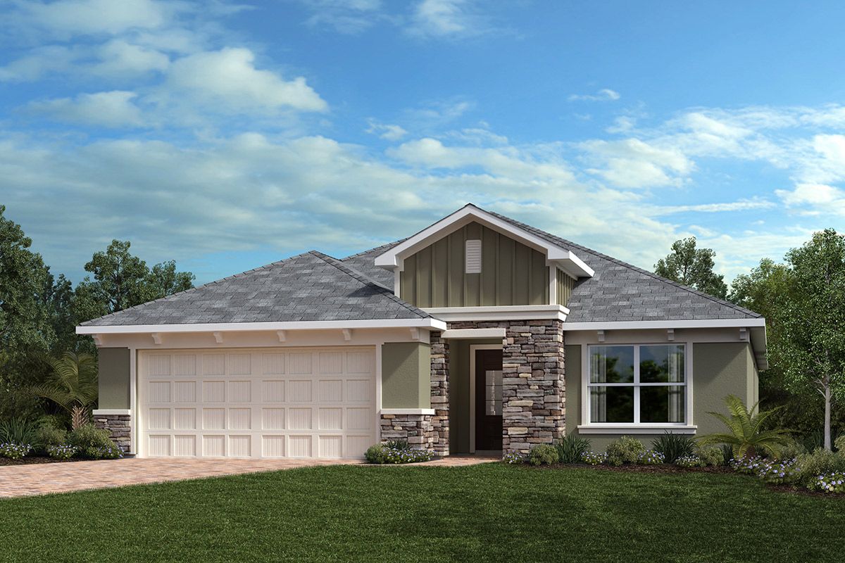 Exterior G with optional stone