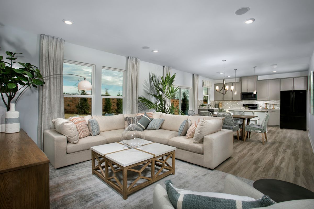 Plan 1702 Modeled - Great room