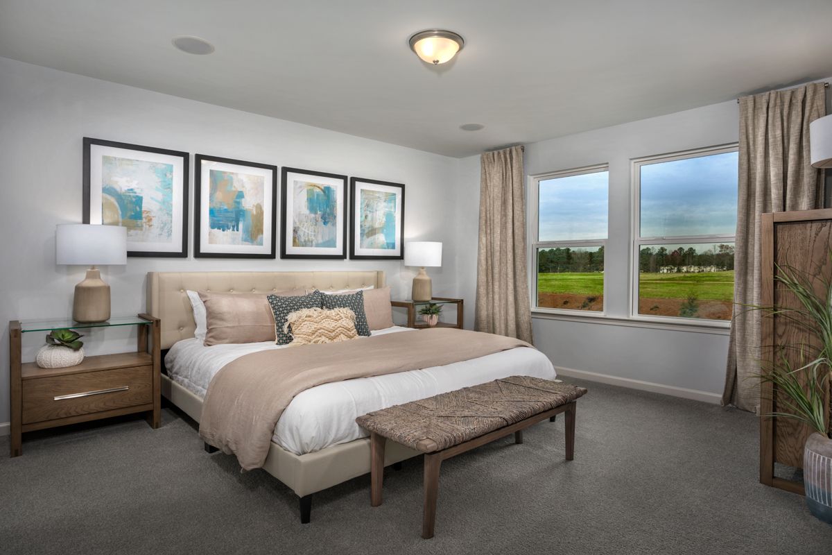 Plan 1702 Modeled - Primary bedroom