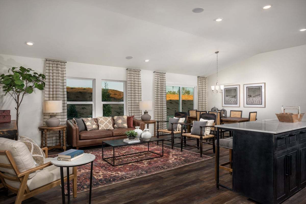 Plan 1582 Modeled - Great room