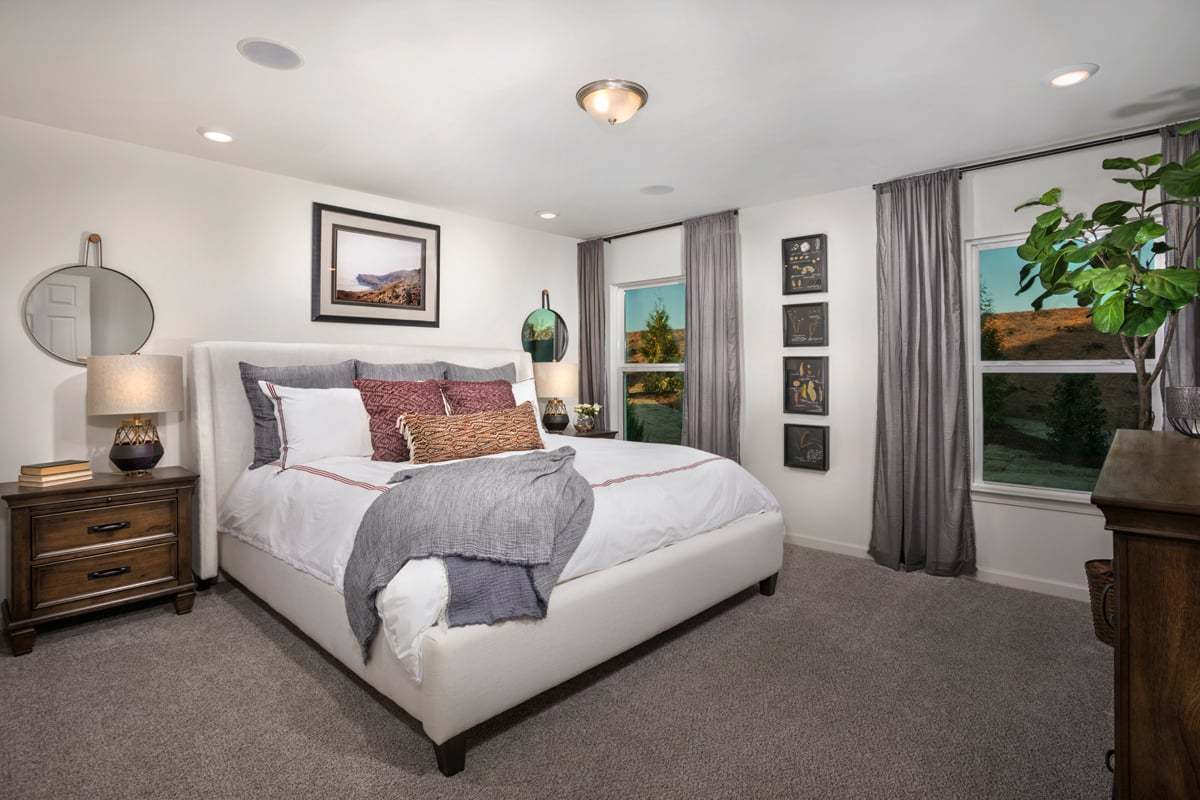 Plan 1582 Modeled - Primary bedroom