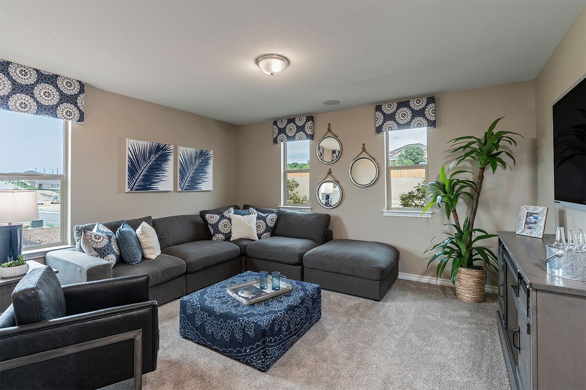 Plan 2411 - Plan 2411 Game Room as modeled at Champions Landing