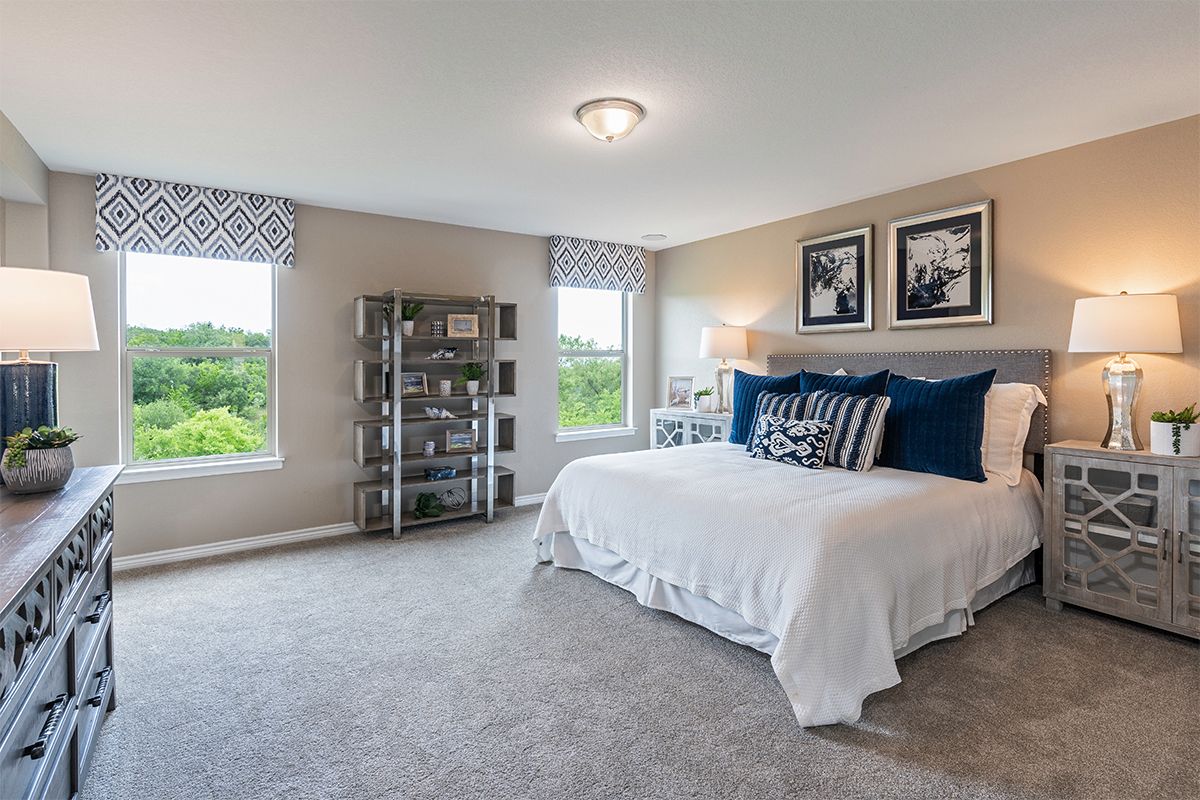 Plan 2411 - Plan 2411 Primary Bedroom as modeled at Champions Landing