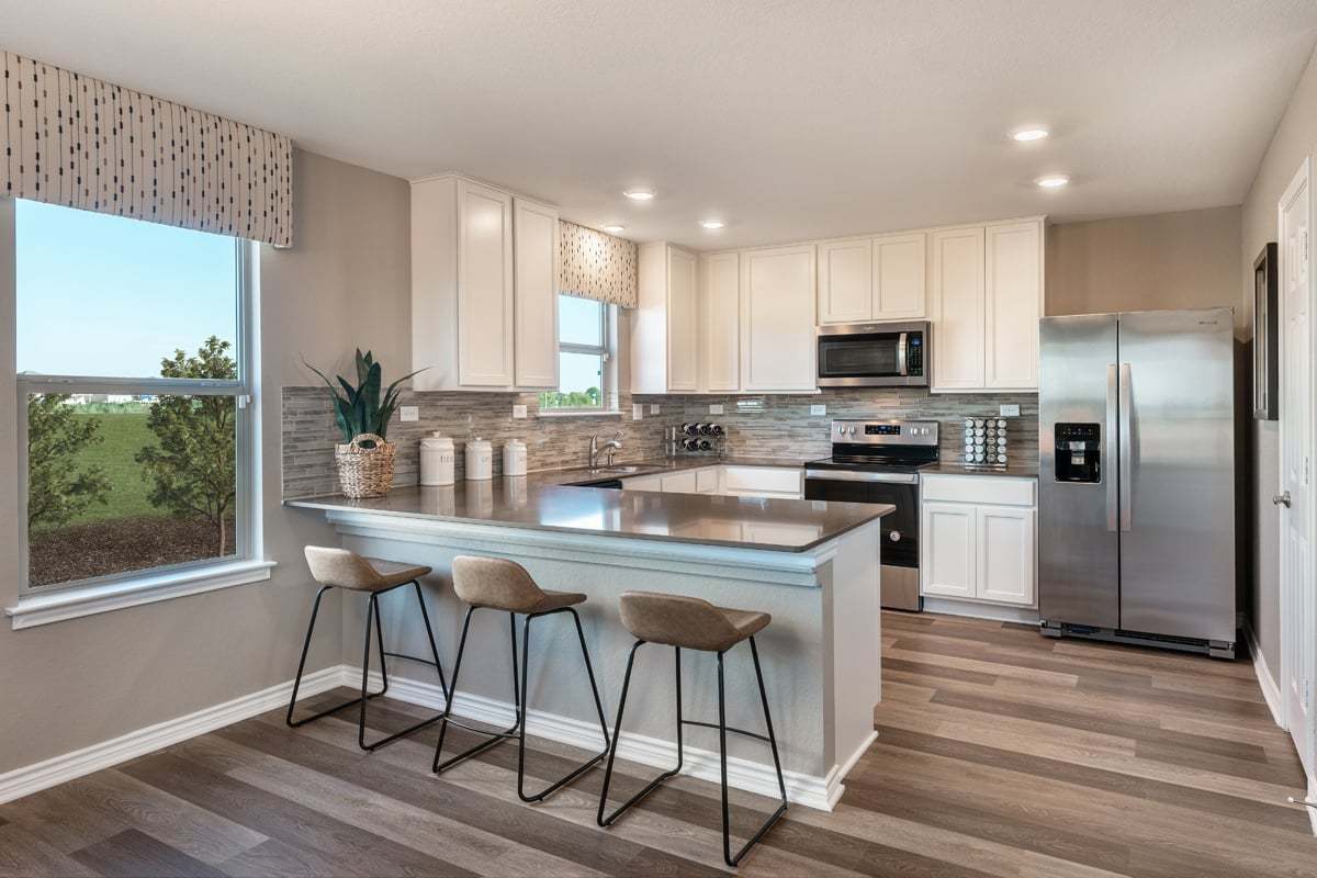 Plan 2245 - Plan 2245 Kitchen as modeled at Deer Crest