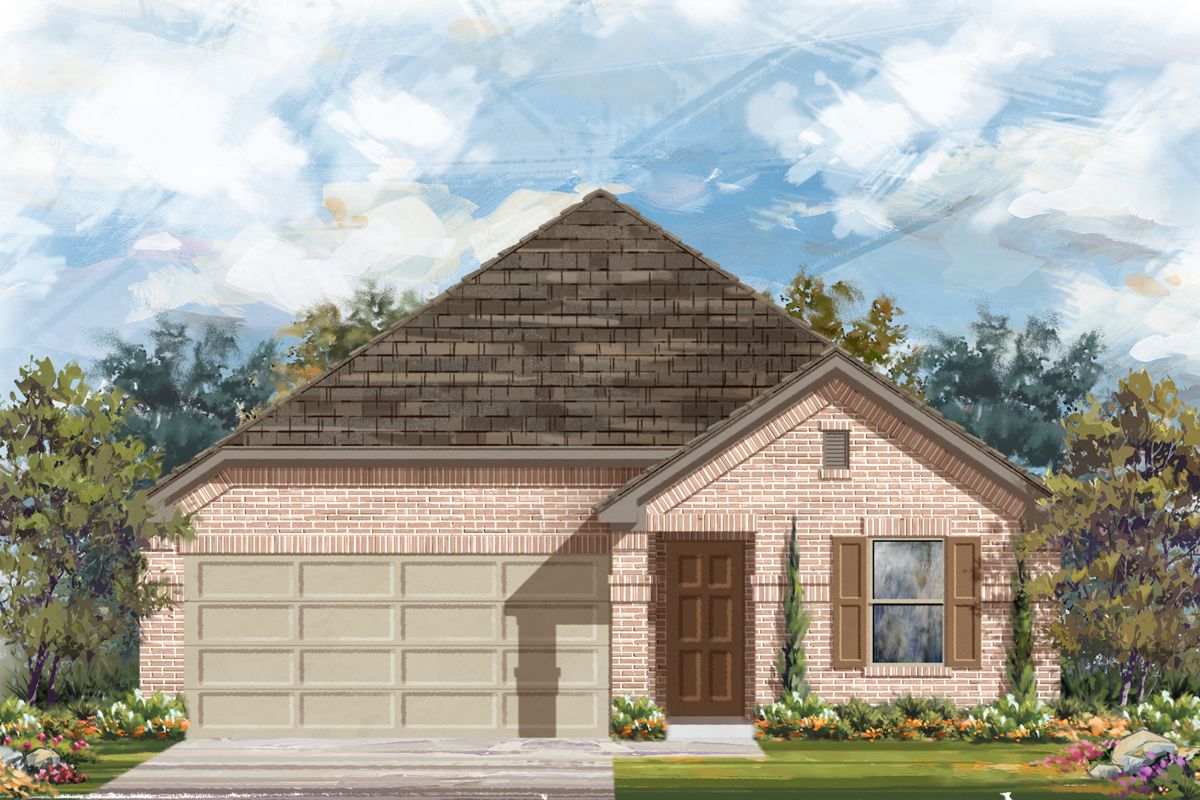 Plan 1647 Plan at Edgebrook in Bulverde, TX by KB Home