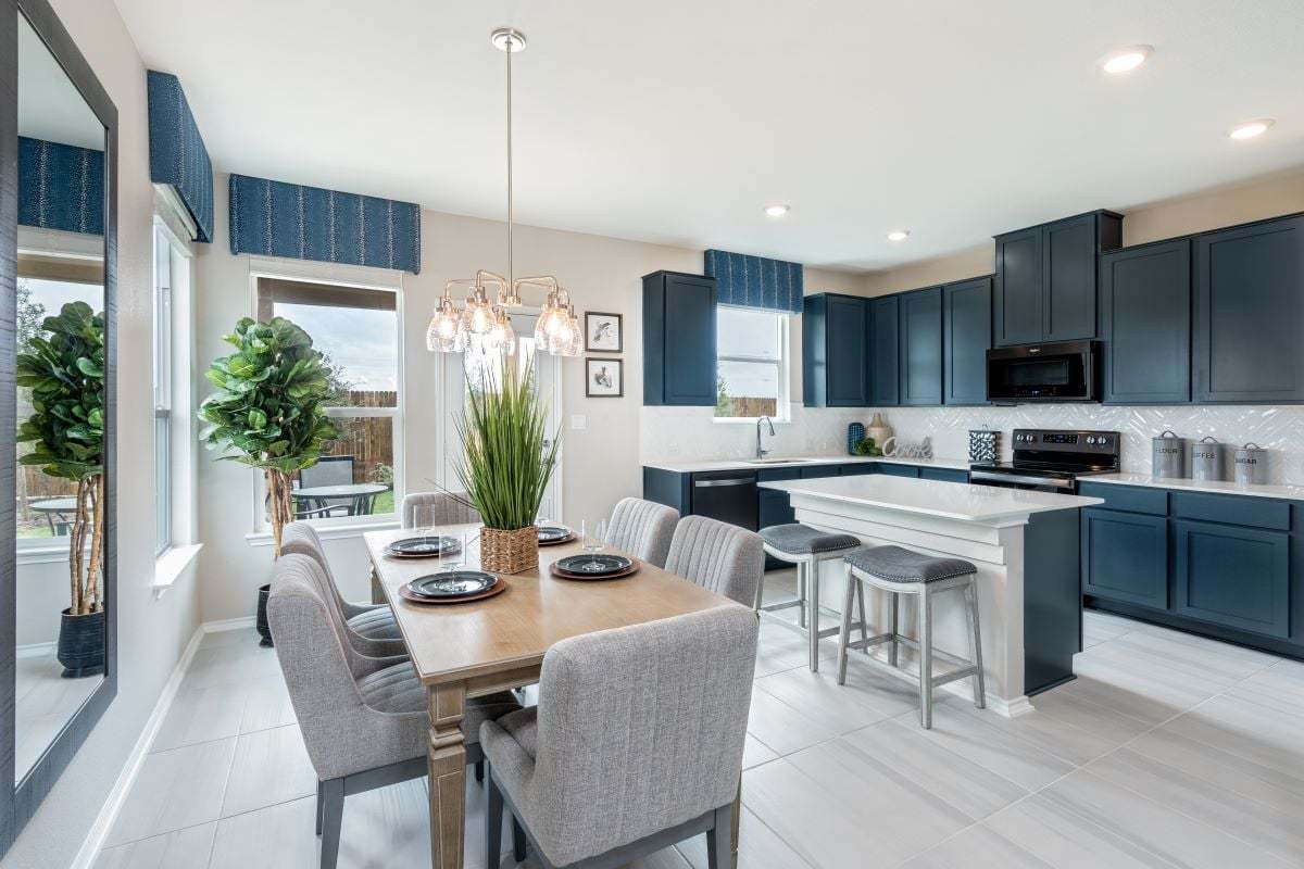 Plan 2509 Kitchen as modeled at Berry Springs