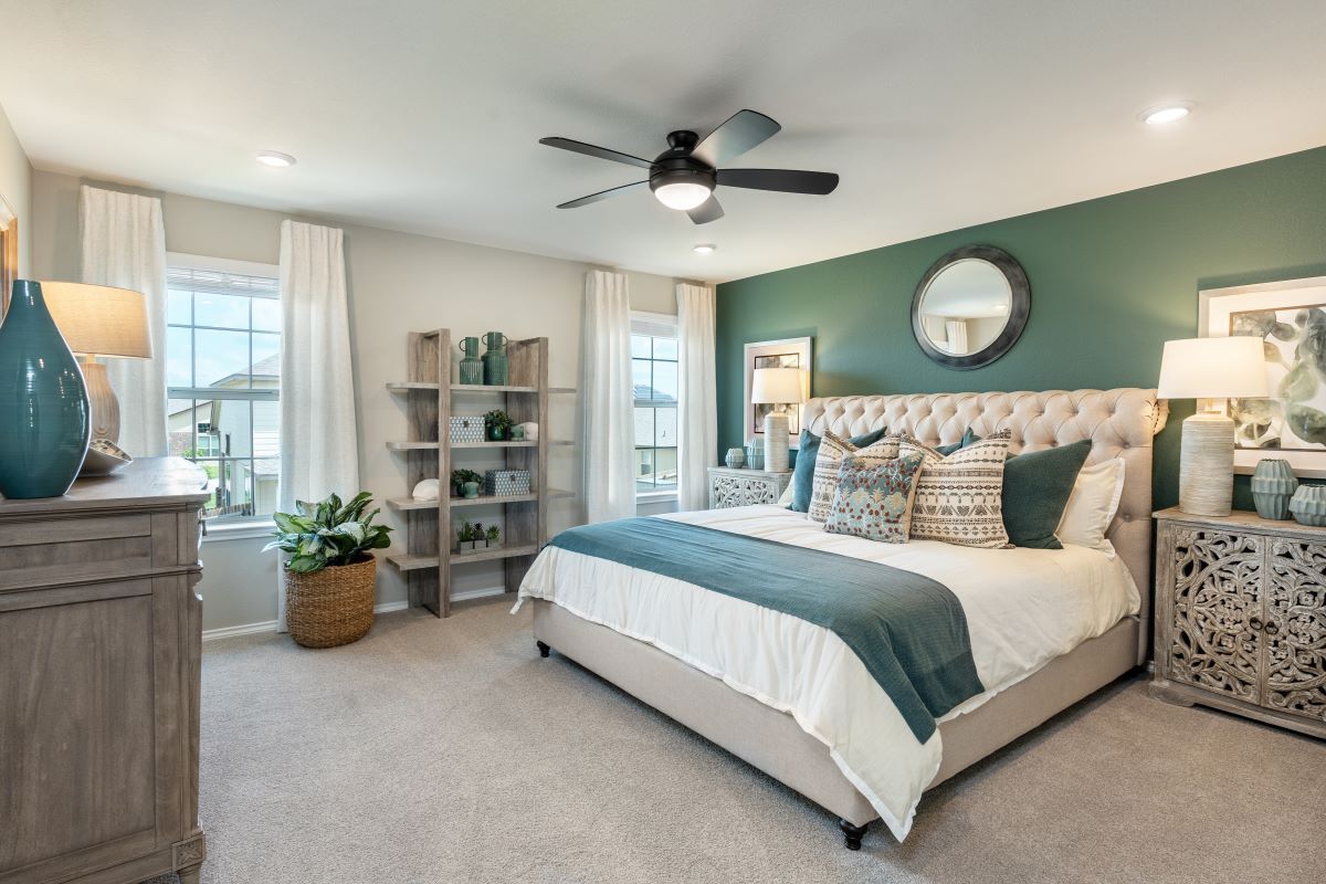 Plan 2458 Modeled - Primary bedroom