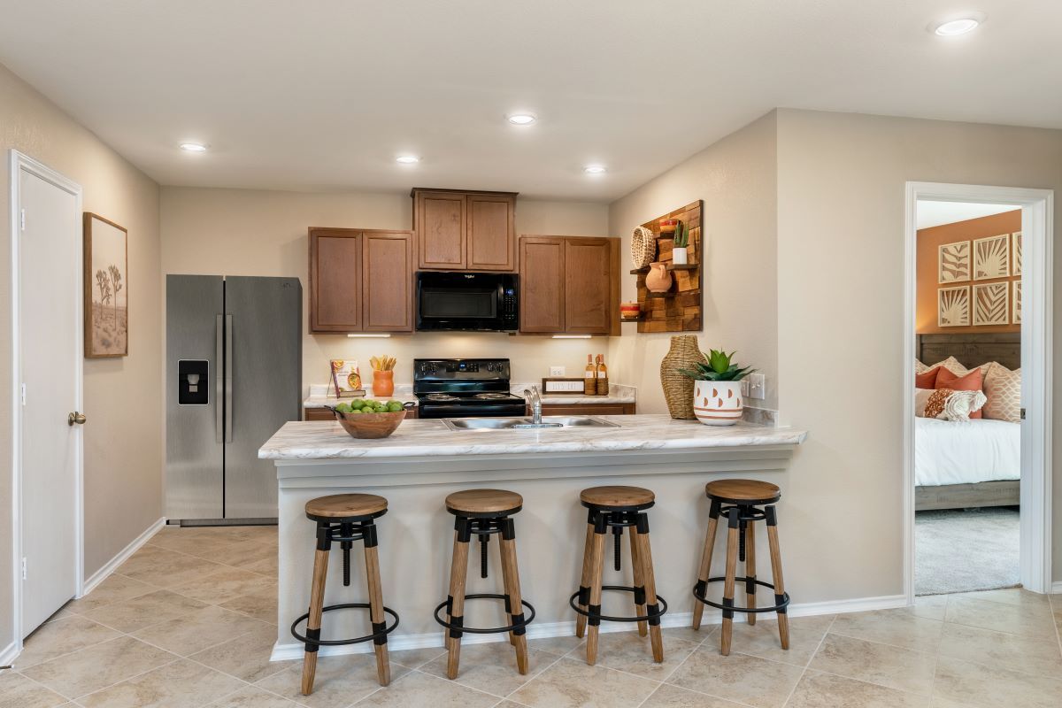 Plan 1360 Modeled - Kitchen