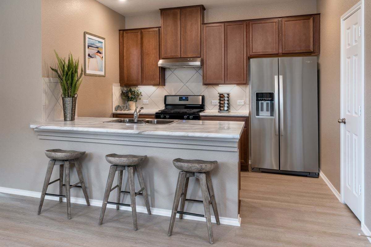 Plan 1360 Modeled - Kitchen