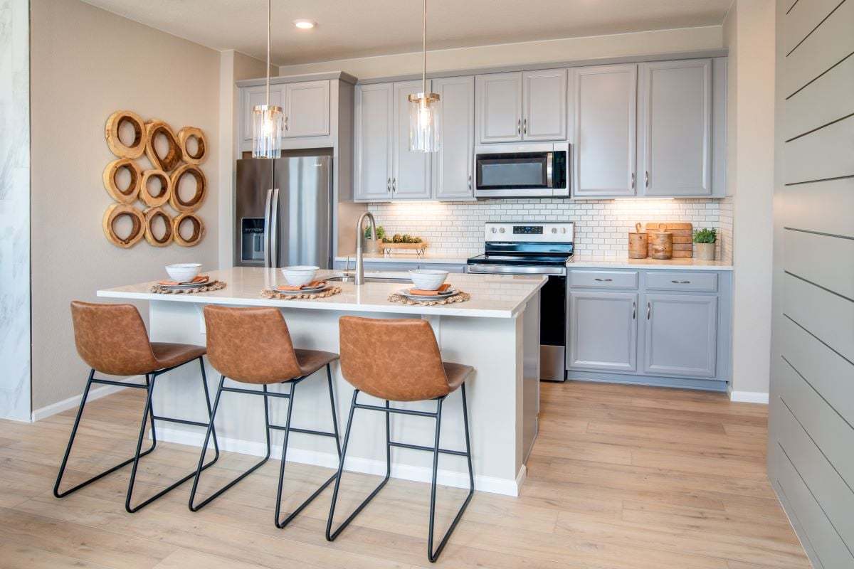 Plan 1671 Modeled - Kitchen