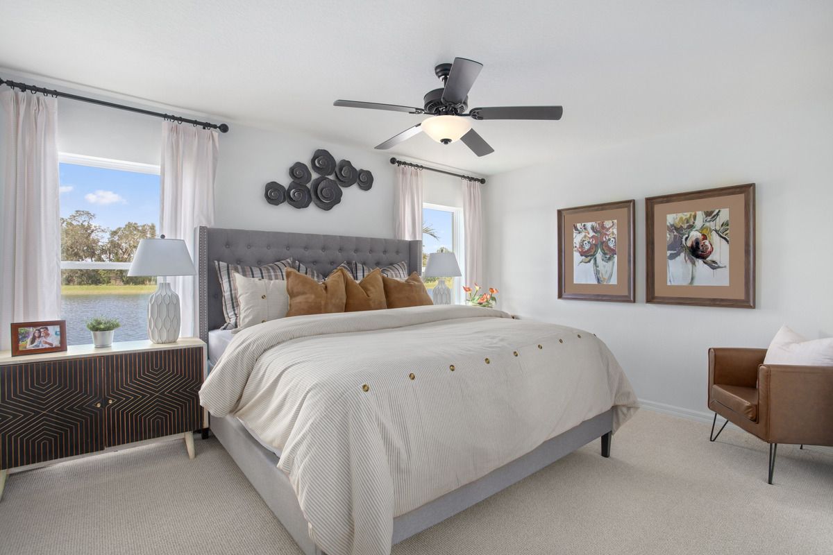 Plan 1511 Modeled - Primary bedroom