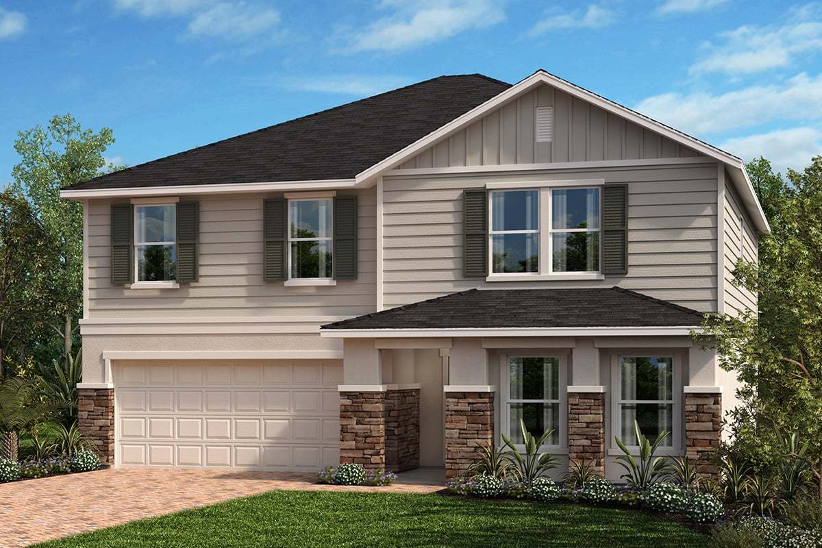 Plan 2566 - Gardens at Waterstone II: Palm Bay, Florida - KB Home