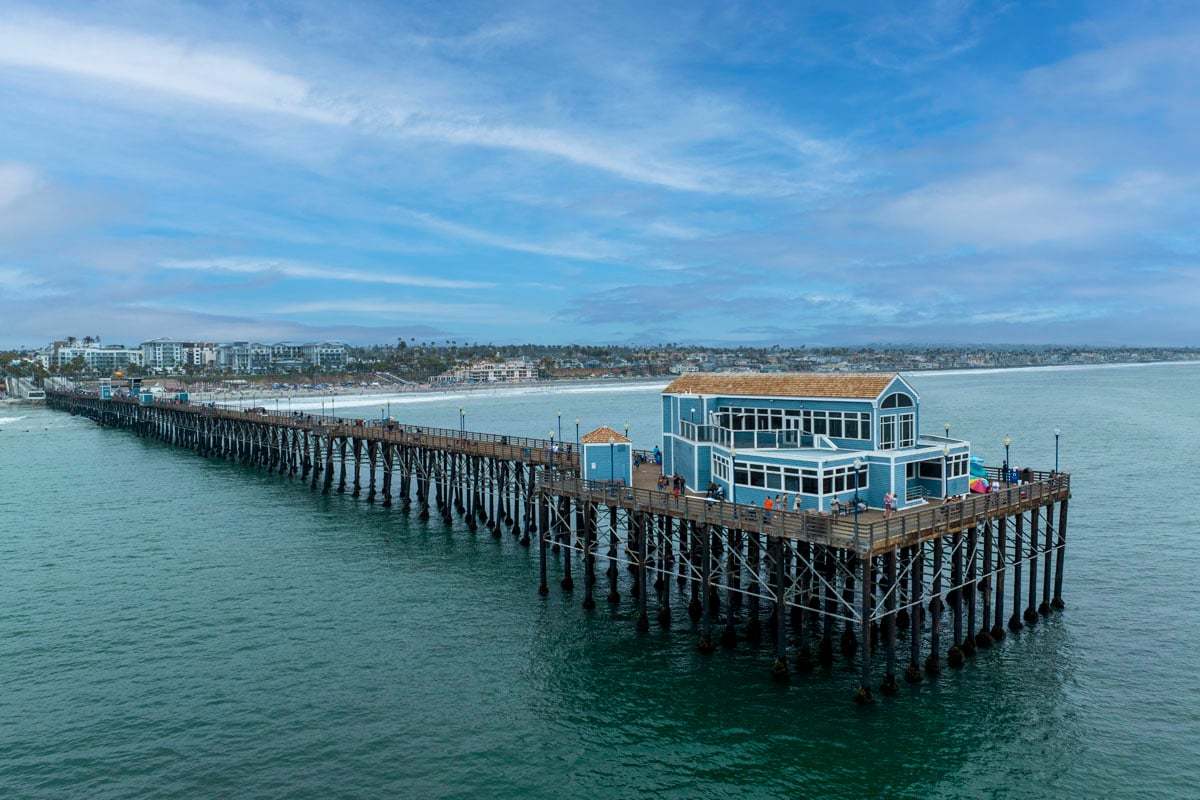 Short drive to Oceanside Pier