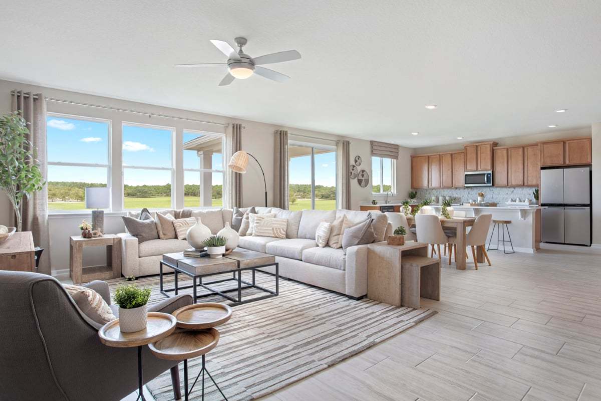 Plan 2148 Modeled - Great room