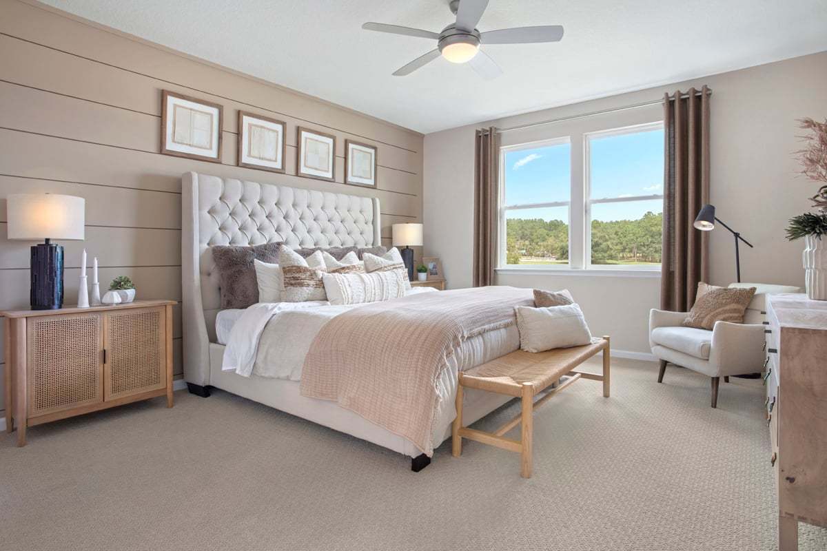 Plan 2148 Modeled - Primary bedroom