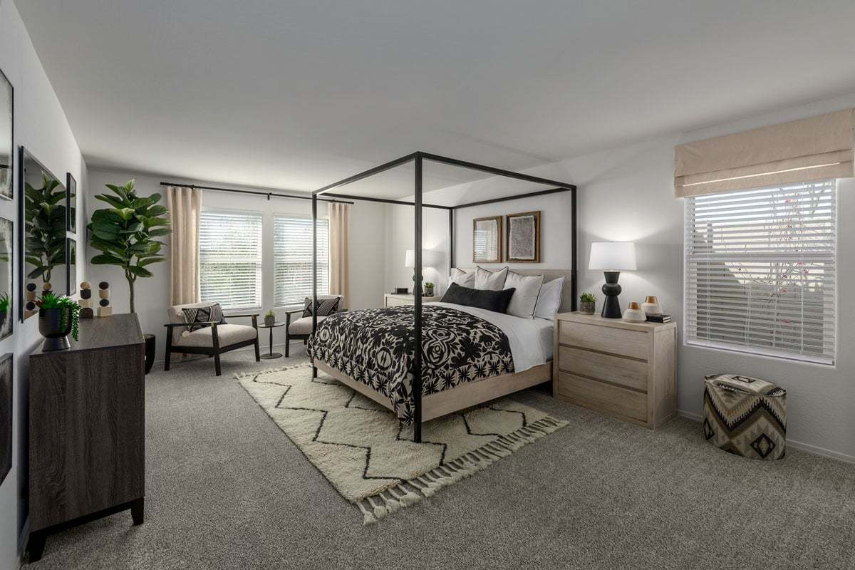 Plan 2370 Modeled - Primary bedroom