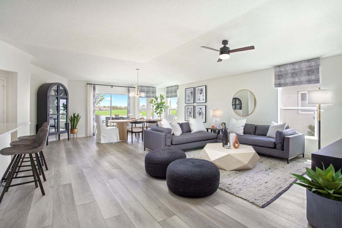 Plan 1989 Modeled - Great room