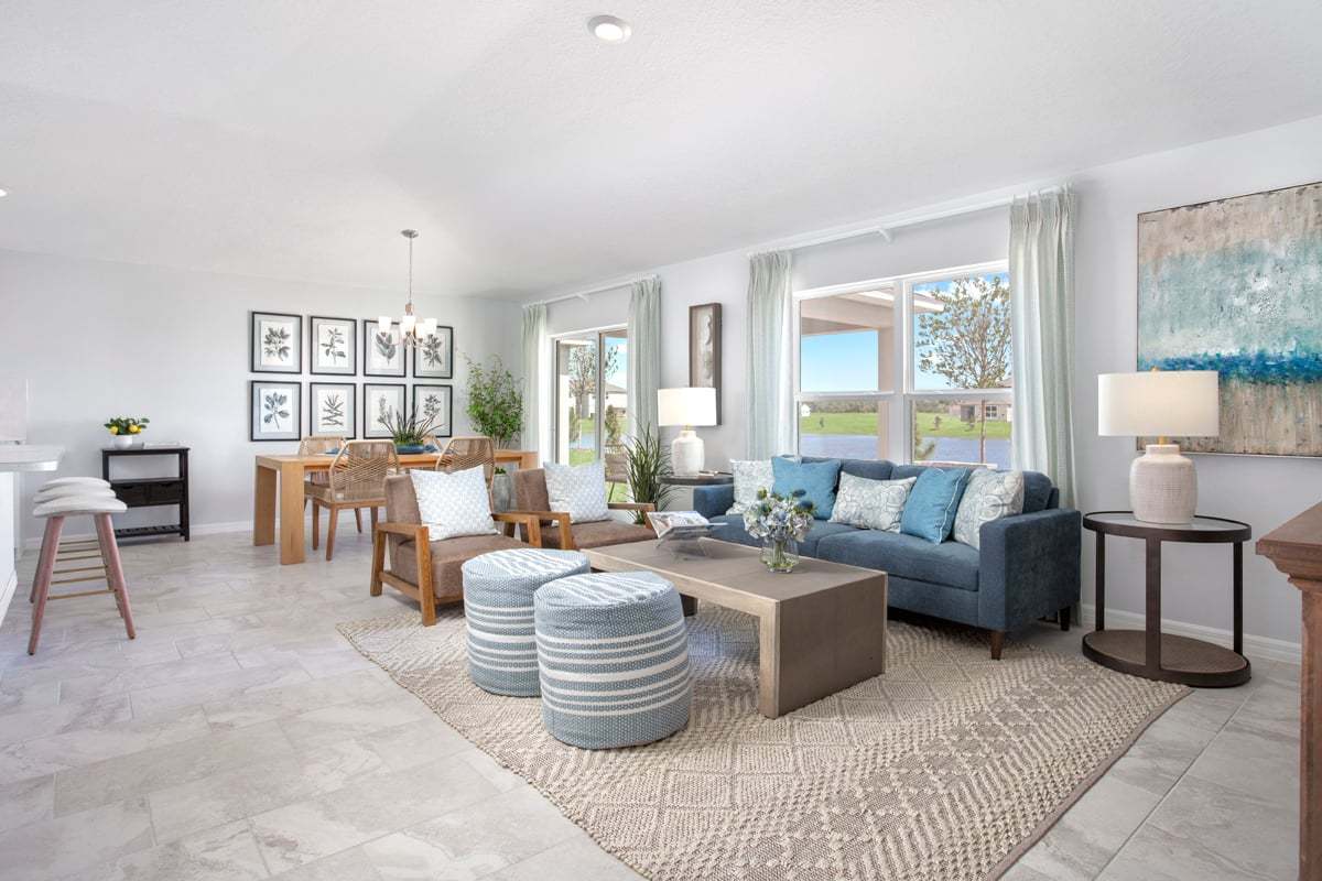 Plan 1707 Modeled - Great room