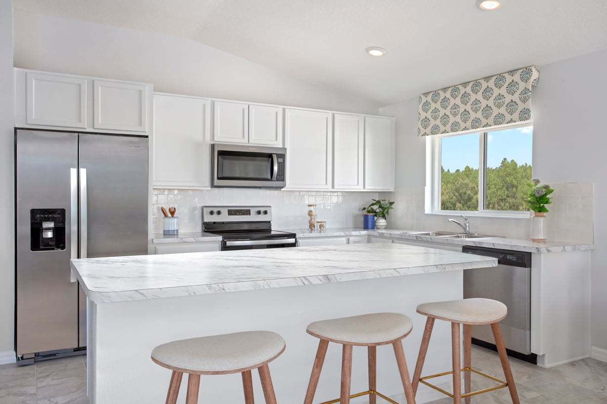Plan 1707 Modeled - Kitchen