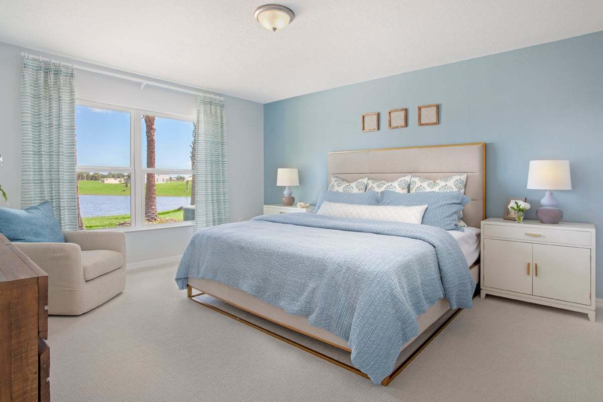 Plan 1707 Modeled - Primary bedroom