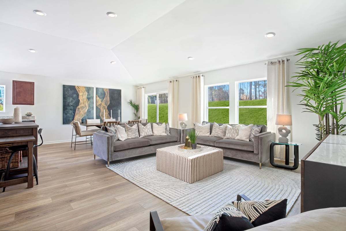 Plan 1582 Modeled - Great room