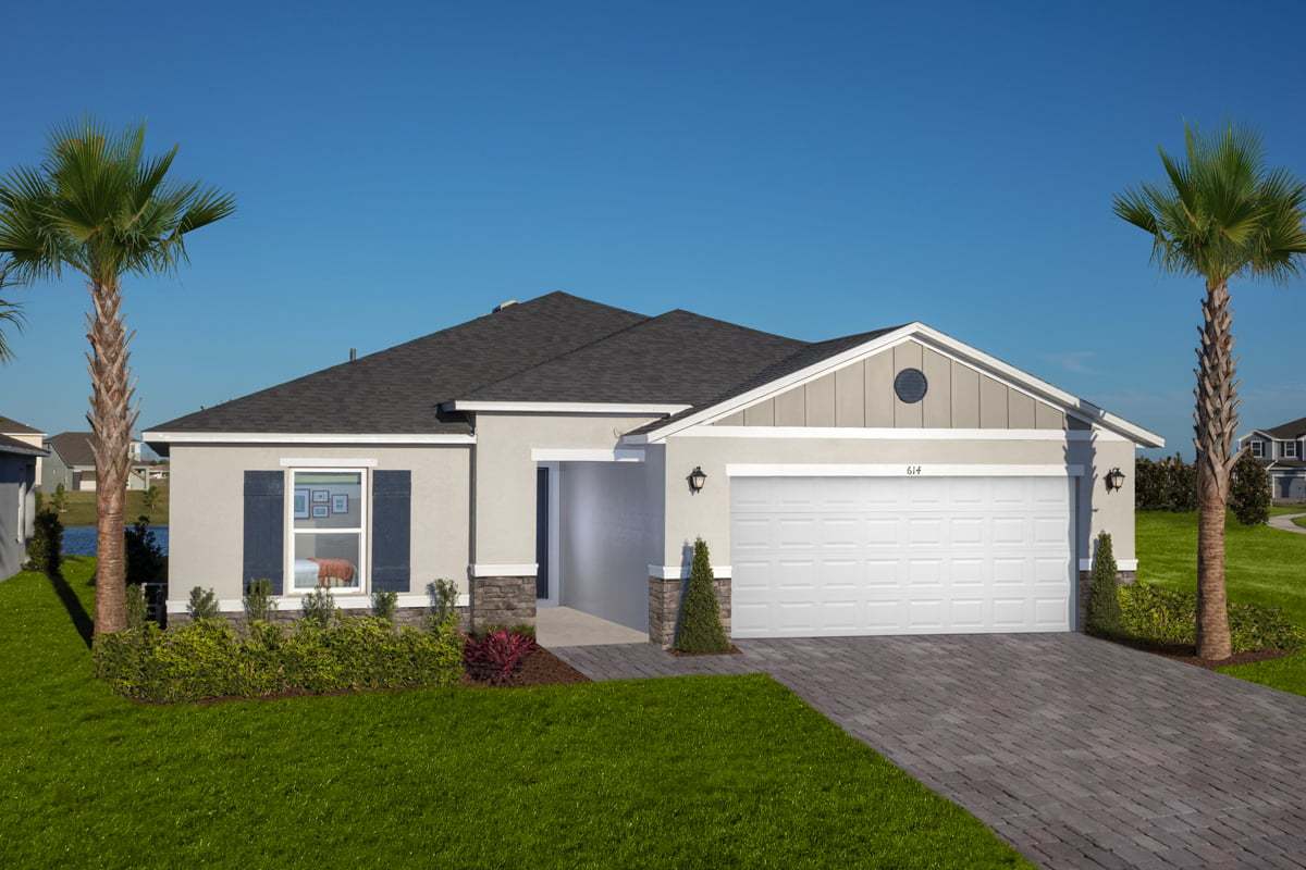 Plan 1707 Modeled - Front exterior