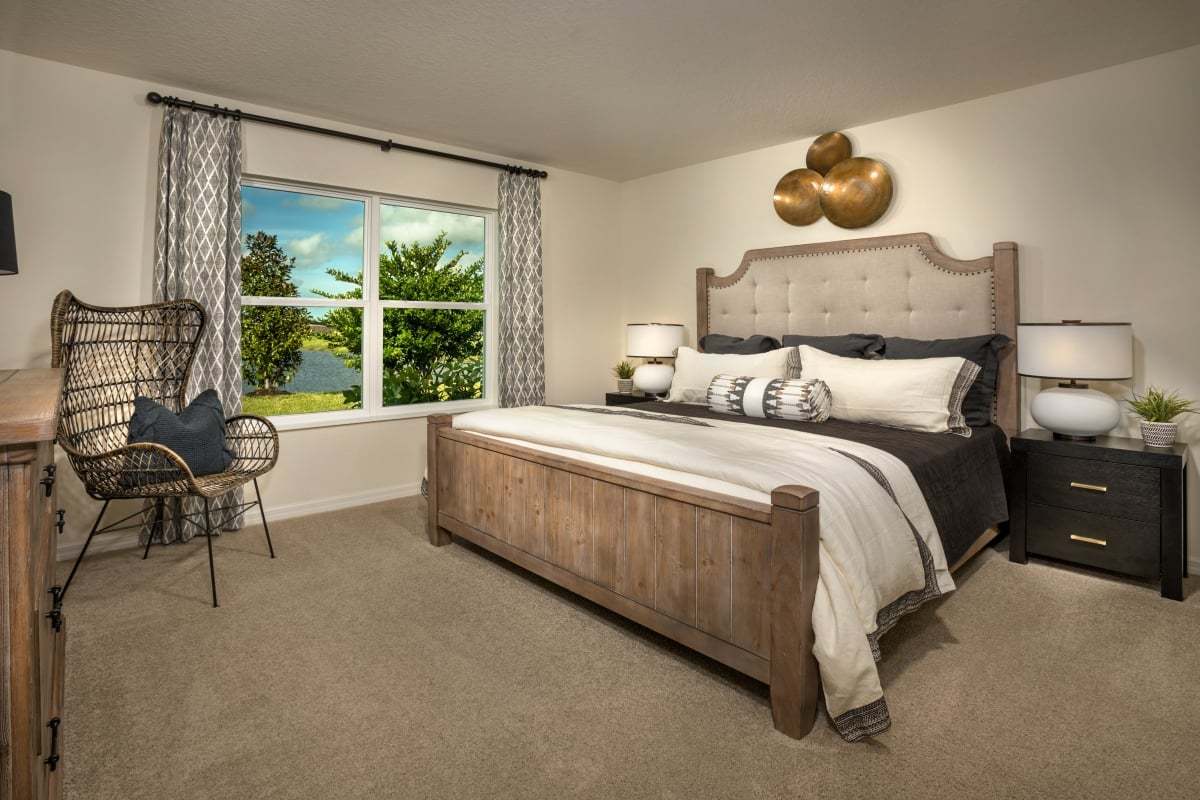 Plan 1541 Modeled - Primary bedroom