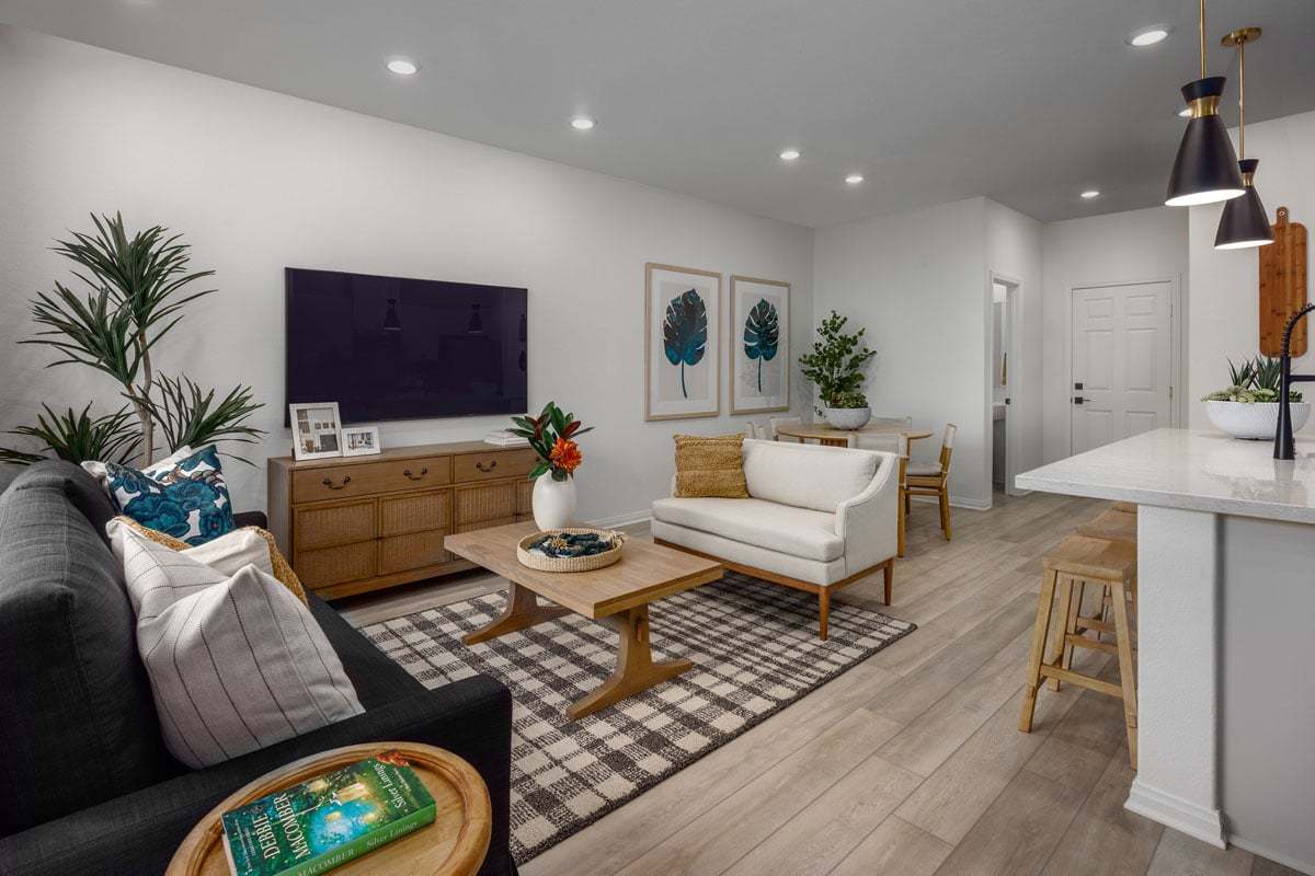 Plan 1302 Modeled - Great room