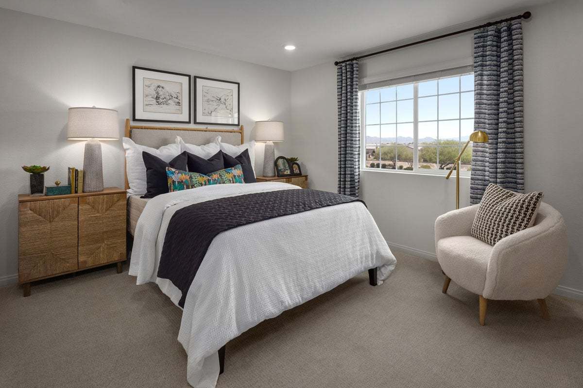 Plan 1302 Modeled - Primary bedroom